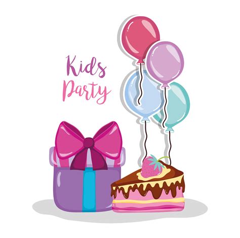 Kids Party Cartoon 636840 Vector Art At Vecteezy