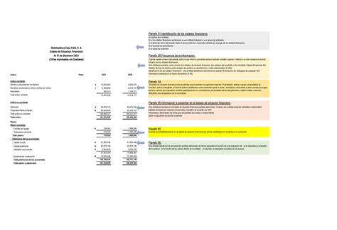 Grupo B1 Caso Practico Copia Activo Notas 2021 Activo Corriente