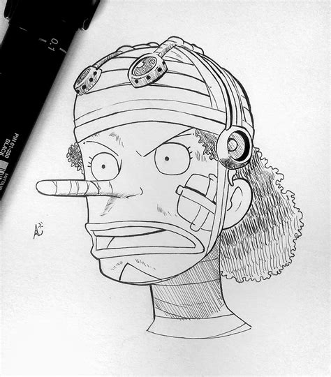 Usopp One Piece Drawings