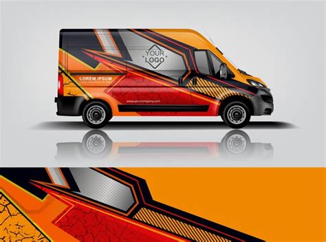 Premium Vector Van Wrap Design Wrap Sticker And Decal Design For