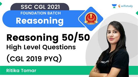 Ssc Cgl Pyq Reasoning Ssc Cgl Exam Wifistudy Ritika