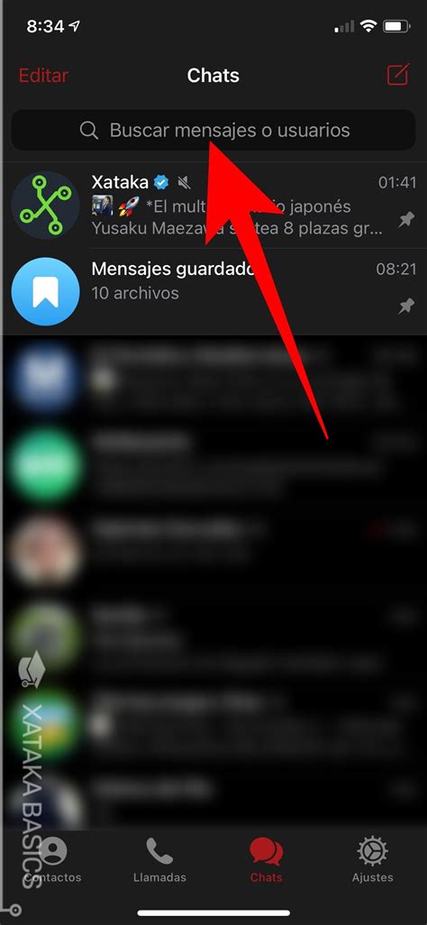 Cómo encontrar mensajes concretos en los chats de Telegram utilizando