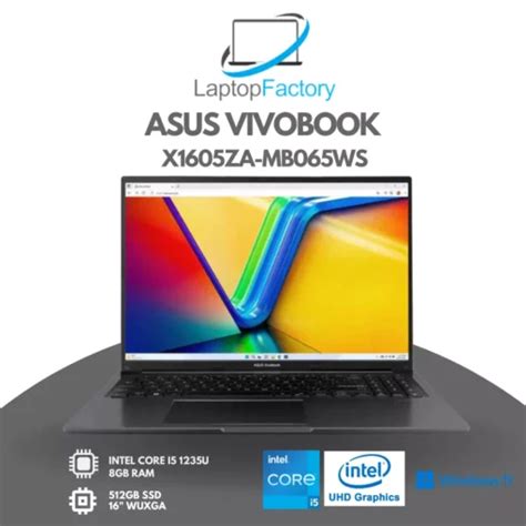 Asus Vivobook X1605ZA-MB065WS – Laptop Factory