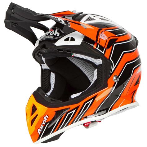 Airoh Mx Helmet Aviator Ace Art Orange Maciag Offroad