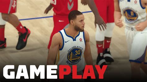 Nba K Warriors Vs Rockets Gameplay Full Quarter Of Xbox One X In