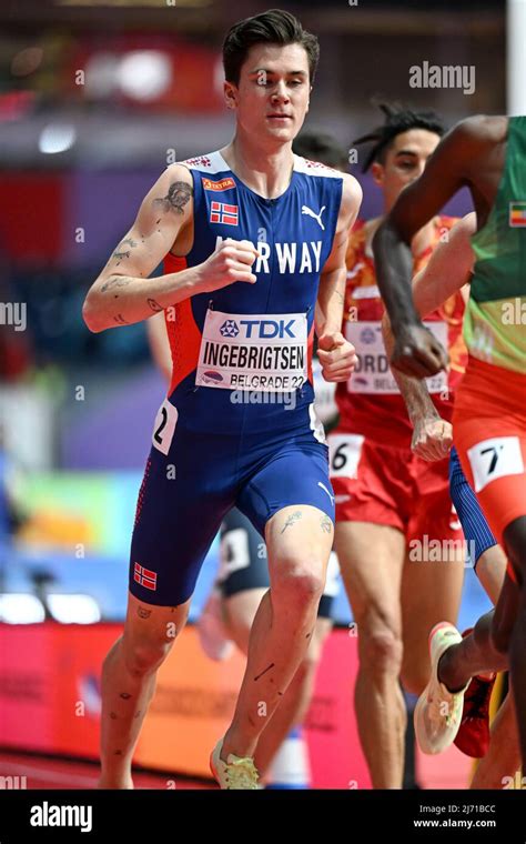 Jakob Ingebrigtsen Participating In The Belgrade World Indoor