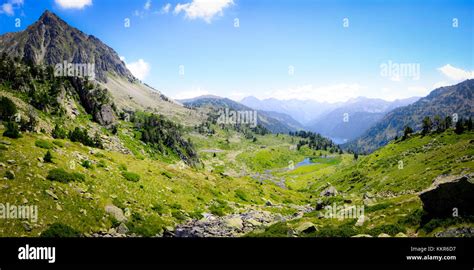 Hiking in Pyrenees Stock Photo - Alamy