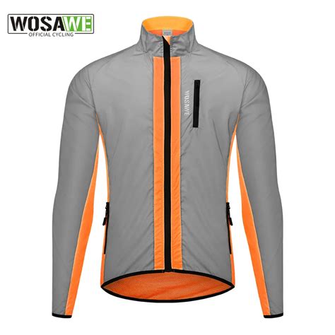 Wosawe Veste De Cyclisme Ultral G Re Pour Homme Coupe Vent Imperm Able