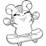 Impressionnant Coloriage Hamtaro Stock Idee De Coloriage