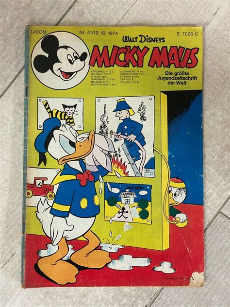 Walt Disneys Micky Maus Nr 41 12 10 1974 EBay