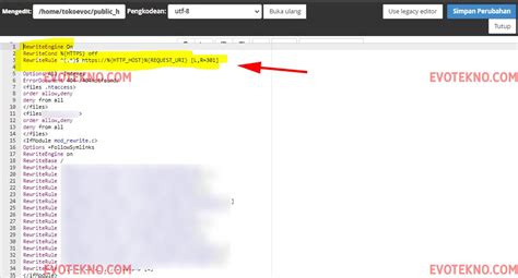 Cara Auto Redirect Dari Ke Https Website Htaccess Cpanel