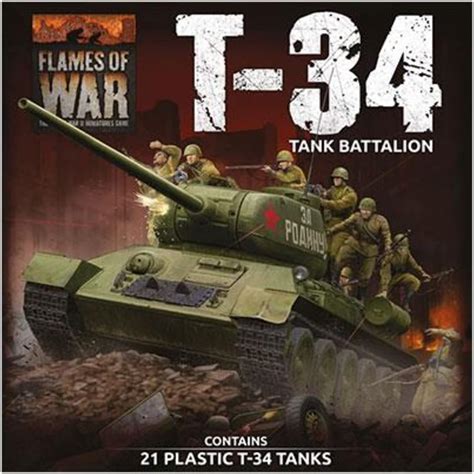 Flames Of War Late War Soviet Lw T 34 Army Deal Suab12