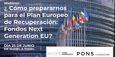 Webinar Cómo prepararnos para el Plan Europeo de Recuperación Fondos