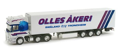 Herpa 157605 Scania R TL Kühlkoffer Sattelzug LKW Transporter H0