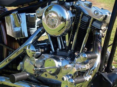 Vintage 76 Ironhead Sportster Chopper And 57 Frame