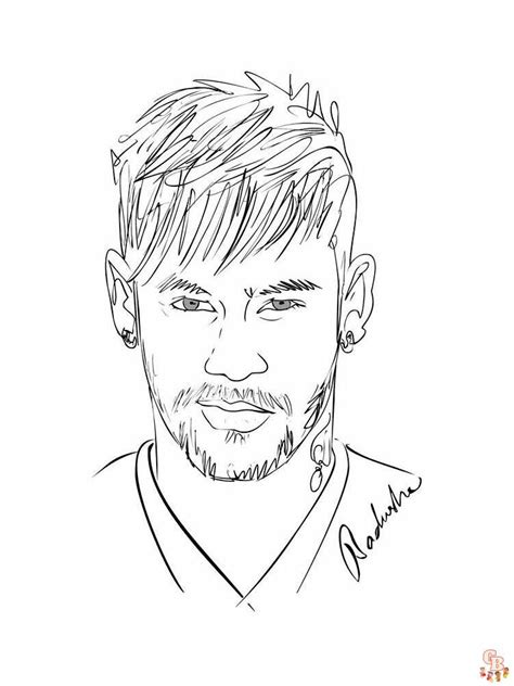 Coloriage Neymar Imprimez Et Coloriez Votre Joueur Pr F R