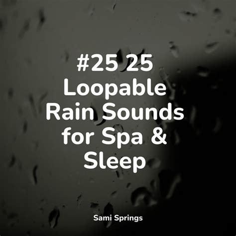 25 25 Loopable Rain Sounds For Spa And Sleep Album By Relaxamento