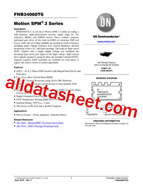 FNB34060T6 Marking FNB34060T6 Datasheet PDF ON Semiconductor