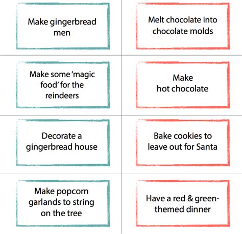 70 activity ideas for your Christmas Advent Calendar-Blog | Home ...