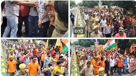 Haryana Violence Update Vhp Bajrang Dal Protest In Delhi Ncr Thedailyguardian