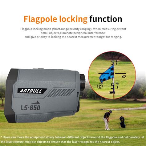 Artbull Portable X Hd Golf Laser Rangefinder M Telescope With Flag