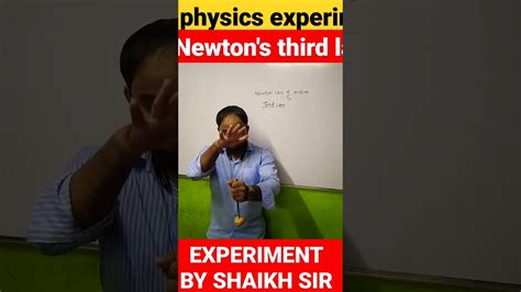 Physics Shorts Shaikh Sir Physics Experiments YouTube