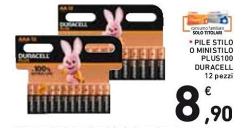 Offerta Pile Stilo O Ministilo Plus Duracell Pezzi Nel Volantino