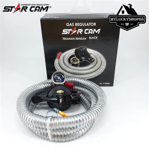 Jual Regulator Gas Star Cam Sc Mss Sc Mss Paket Meter Dan Selang