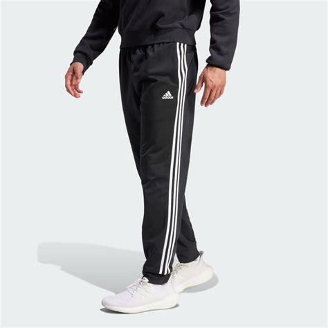 Adidas Essentials Warm Up 3 Stripes Track Pants Black Women S Training