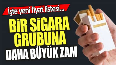 Bir Sigara Grubuna Daha B Y K Zam Te Yeni Fiyat Listesi