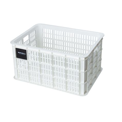 Basil Crate L Fietskrat L Wit Basil