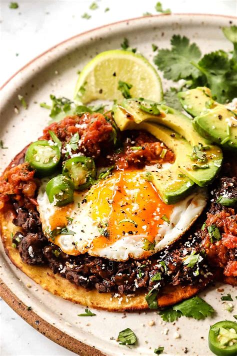 Huevos Rancheros Black Beans