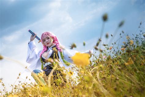 鬼灭之刃 甘露寺蜜璃cosplay10 Cosplay中国