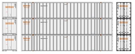 N Scale Athearn Container Foot Corrugated Odys