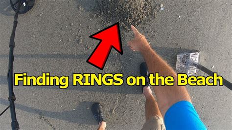 Finding Rings On Holden Beach Metal Detecting Youtube