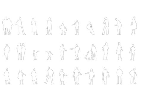 outline people drawing man woman vector illustration. isolated graphic person people isolated ...