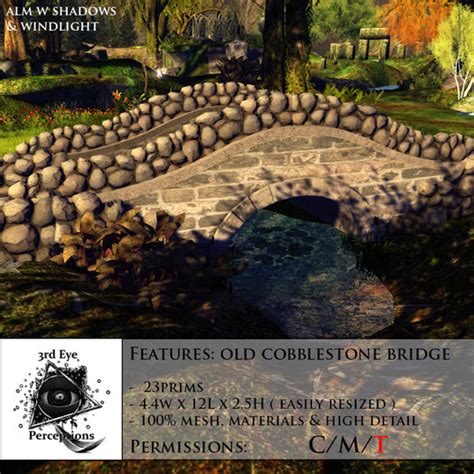 Second Life Marketplace - Old Cobblestone Bridge