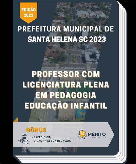 Apostila Professor Licenciatura Plena Em Pedagogia Educa O