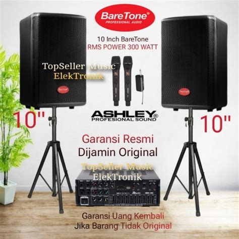 Jual Paket Sound System Karaoke Indoor Outdoor BareTone 10 Inch Mic 2