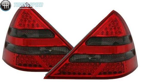 Tail Lights Red Led Smoke Mercedes Benz SLK R170 1998 2004 Tuning