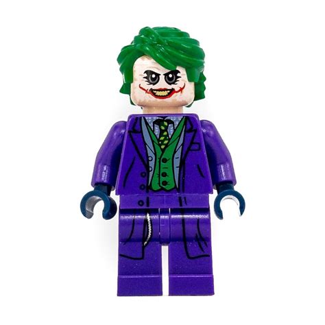 Lego Dc The Joker Green Vest Heath Ledger Dark Knight Minifigure