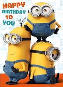 Minions Biglietto Per Auguri Di Compleanno Con Musica Dei Minions