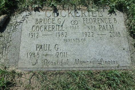 Bruce G Cockerill 1912 1982 Find A Grave Memorial