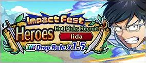 Impact Fest Heroes Hot Picks Recruit Iida My Hero Ultra Impact Database