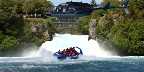 Jet boat & Heli - Huka Falls Above & Below