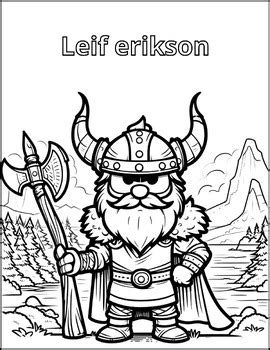 Leif Erikson Coloring Page Leif Erikson Day Coloring Sheets Pages