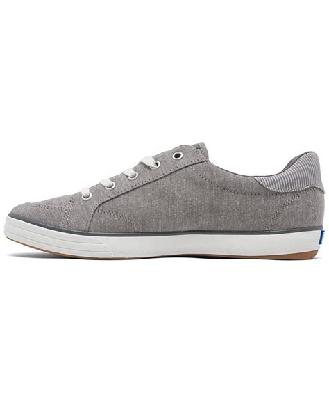 Keds Womens Center Iii Chambray Casual Sneakers From Finish Line Macys