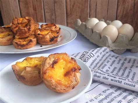 Resep Portuguese Egg Tart Renyah Dan Lumer Nibble