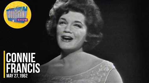 Connie Francis Second Hand Love On The Ed Sullivan Show Youtube