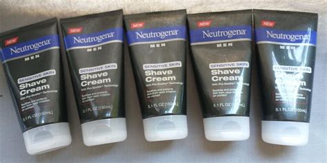 Pack Of 5 Neutrogena Men Sensitive Skin Shave Cream 5 1 Oz 885641160814 Ebay